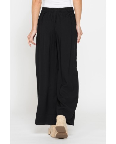 JEANS A PALAZZO IN MISTO VISCOSA. COMFORT FIT