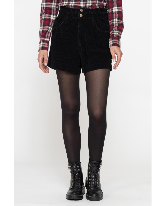 SHORT IN VELLUTO 100% COTONE