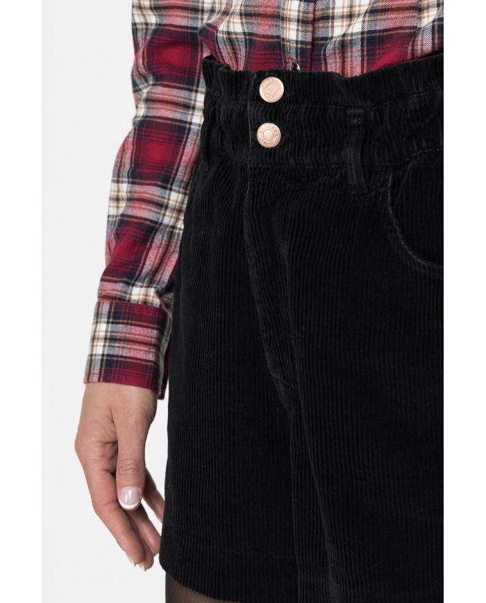 SHORT IN VELLUTO 100% COTONE