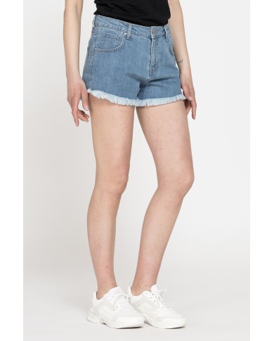 PANTALONE CORTO IN DENIM STRETCH, MODELLO 757. Vita regolare e gamba regolare. PANTALONE CORTO IN DENIM STRETCH, MODELLO 757. Vita regolare e gamba regolare.