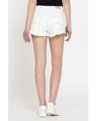 PANTALONE CORTO IN DENIM STRETCH, MODELLO 757. Vita regolare e gamba regolare.