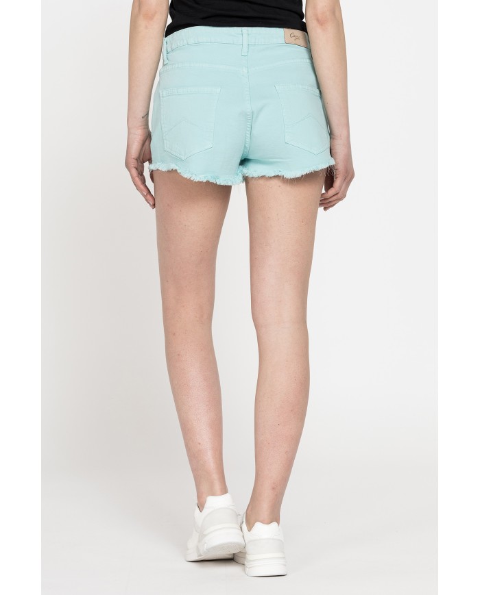 SHORT STRETCH, MODELLO 757. Vita regolare e gamba regolare.