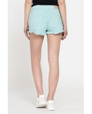 SHORT STRETCH, MODELLO 757. Vita regolare e gamba regolare.