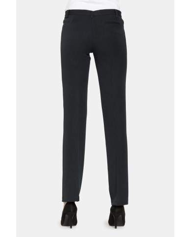 PANTALONI IN MISTO VISCOSA. Vita bassa e gamba regolare. PANTALONI IN MISTO VISCOSA. Vita bassa e gamba regolare.
