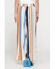 PANTALONE PALAZZO CON FIOCCO IN VITA