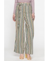 PANTALONE PALAZZO CON FIOCCO IN VITA