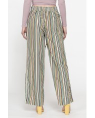 PANTALONE PALAZZO CON FIOCCO IN VITA