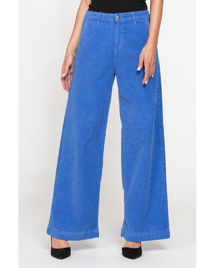 PANTALONE A PALAZZO COLORATO