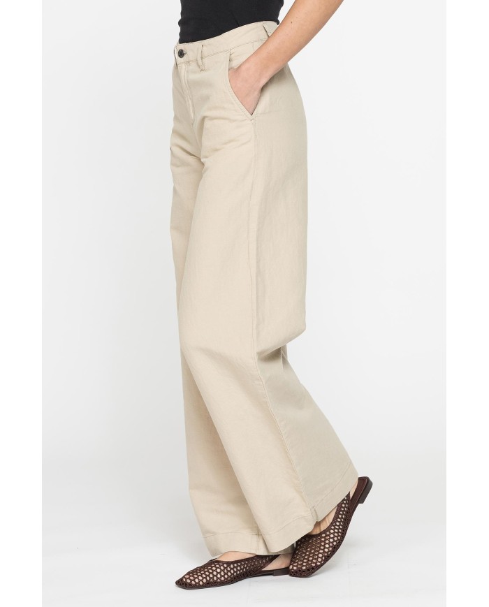 PANTALONE MOD.763 IN TESSUTO LINO COTONE