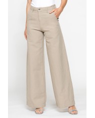 PANTALONE MOD.763 IN TESSUTO LINO COTONE