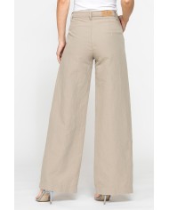 PANTALONE MOD.763 IN TESSUTO LINO COTONE
