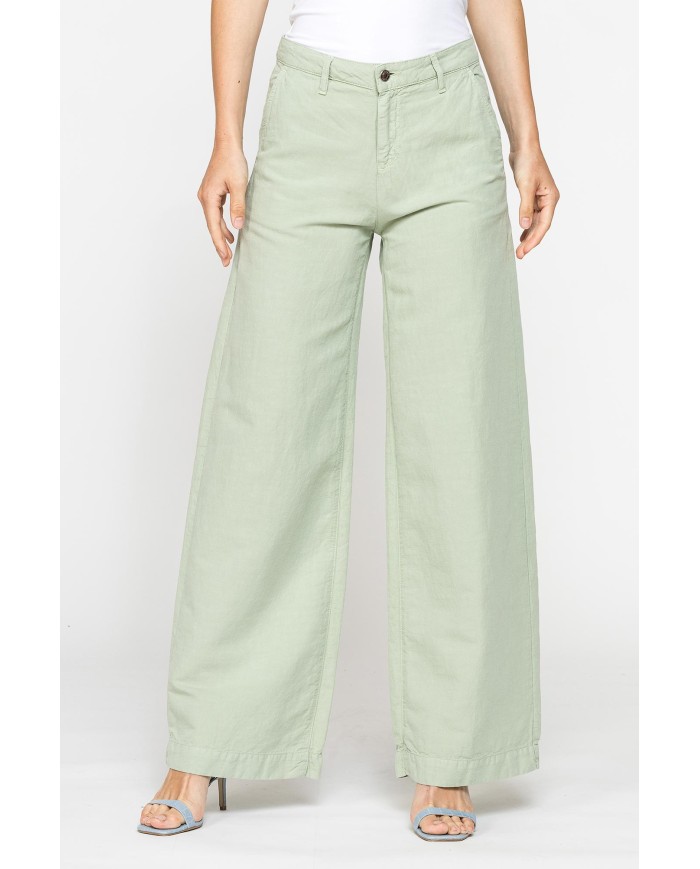 PANTALONE MOD.763 IN TESSUTO LINO COTONE