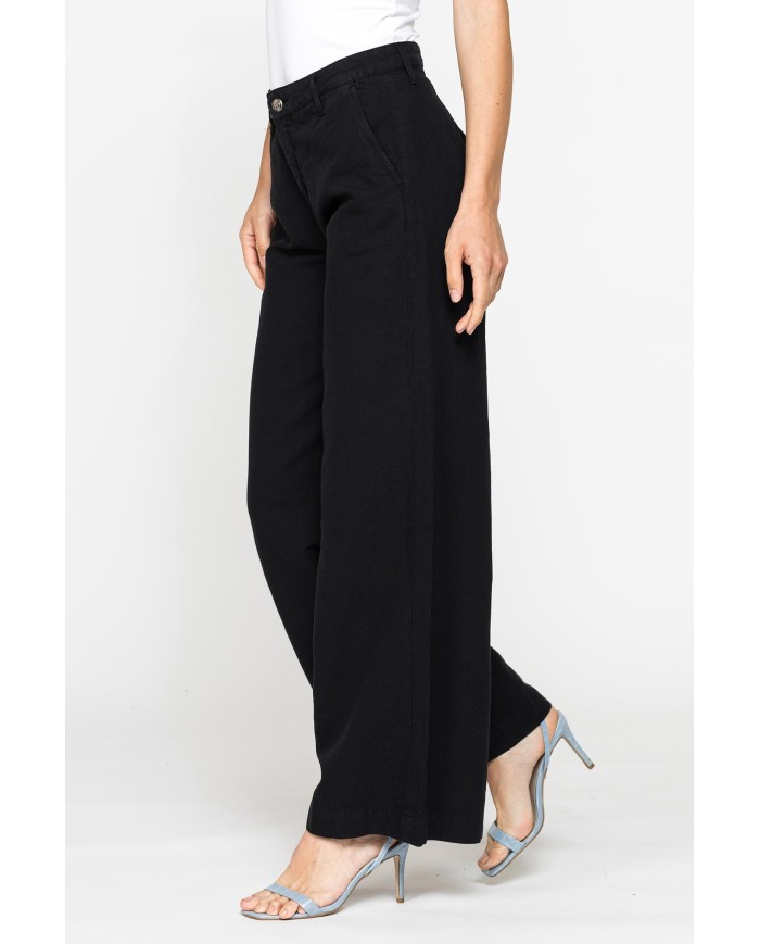 PANTALONE MOD.763 IN TESSUTO LINO COTONE