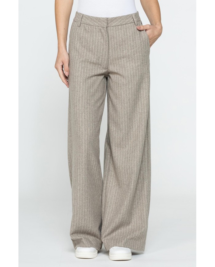 PANTALONE LARGO MOD.763 IN TESSUTO MISTO LANA