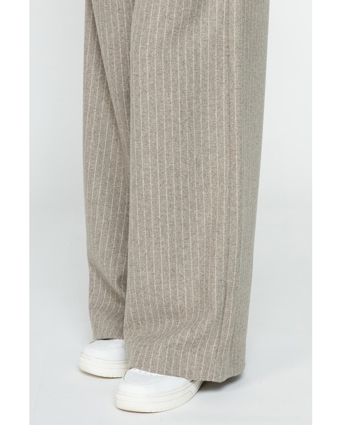 PANTALONE LARGO MOD.763 IN TESSUTO MISTO LANA