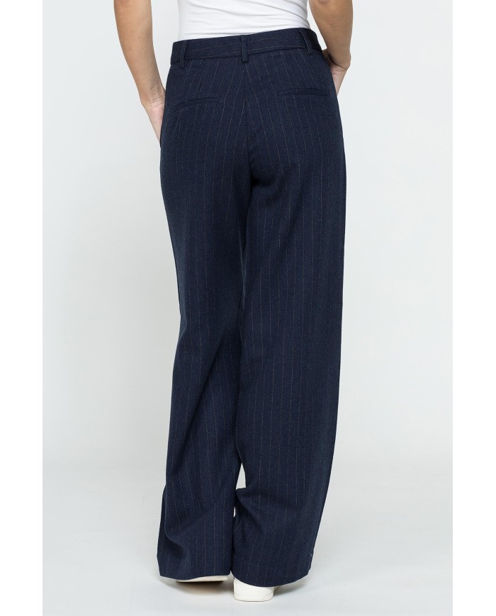 PANTALONE LARGO MOD.763 IN TESSUTO MISTO LANA