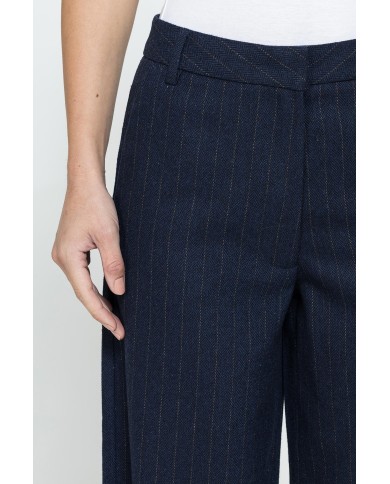 PANTALONE LARGO MOD.763 IN TESSUTO MISTO LANA PANTALONE LARGO MOD.763 IN TESSUTO MISTO LANA