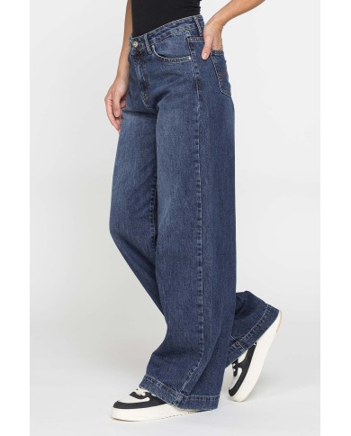 JEANS A PALAZZO IN DENIM 100% COTONE 13oz JEANS A PALAZZO IN DENIM 100% COTONE 13oz