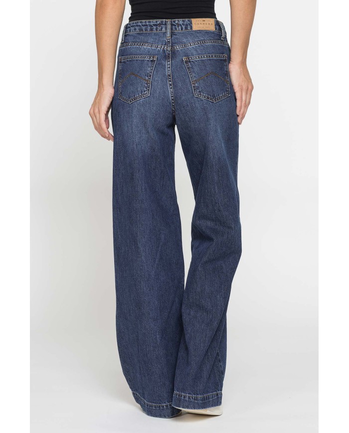 JEANS A PALAZZO IN DENIM 100% COTONE 13oz JEANS A PALAZZO IN DENIM 100% COTONE 13oz