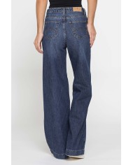 JEANS A PALAZZO IN DENIM 100% COTONE 13oz JEANS A PALAZZO IN DENIM 100% COTONE 13oz