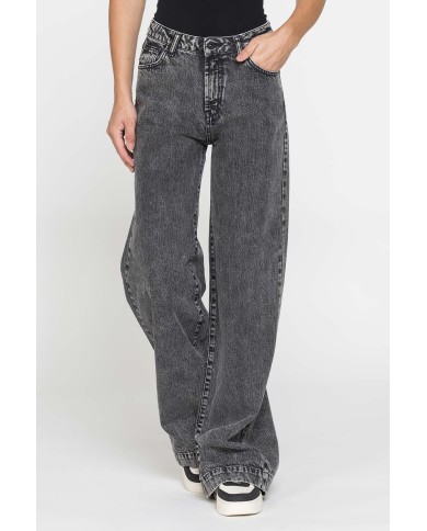 JEANS A PALAZZO IN DENIM 100% COTONE 13oz JEANS A PALAZZO IN DENIM 100% COTONE 13oz