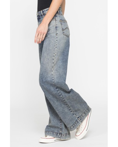 JEANS A PALAZZO IN DEMIM STRETCH 12oz. COMFORT FIT JEANS A PALAZZO IN DEMIM STRETCH 12oz. COMFORT FIT