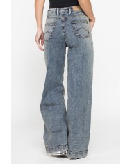 JEANS A PALAZZO IN DEMIM STRETCH 12oz. COMFORT FIT JEANS A PALAZZO IN DEMIM STRETCH 12oz. COMFORT FIT