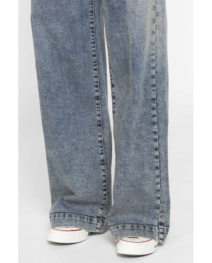 JEANS A PALAZZO IN DEMIM STRETCH 12oz. COMFORT FIT JEANS A PALAZZO IN DEMIM STRETCH 12oz. COMFORT FIT