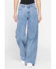 JEANS A PALAZZO IN DEMIM STRETCH 12oz. COMFORT FIT JEANS A PALAZZO IN DEMIM STRETCH 12oz. COMFORT FIT