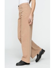 PANTALONE A PALAZZO IN BULL DENIM 10,5oz