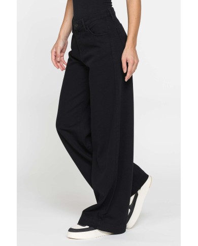 PANTALONE A PALAZZO IN BULL DENIM 100% COTONE 10,5oz PANTALONE A PALAZZO IN BULL DENIM 100% COTONE 10,5oz