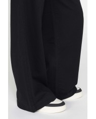 PANTALONE A PALAZZO IN BULL DENIM 100% COTONE 10,5oz