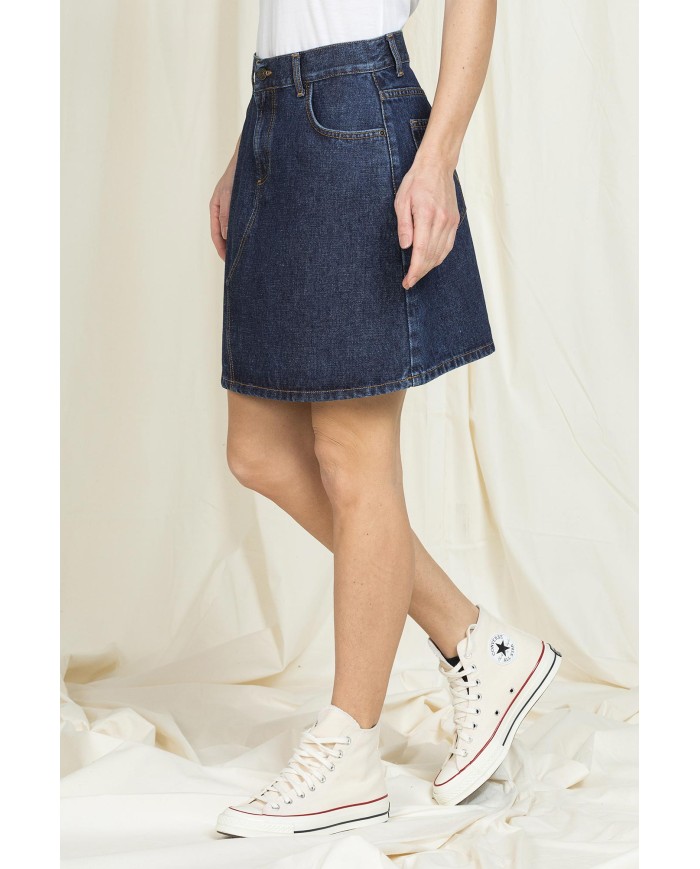 MINIGONNA A VITA ALTA