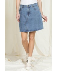 MINIGONNA A VITA ALTA