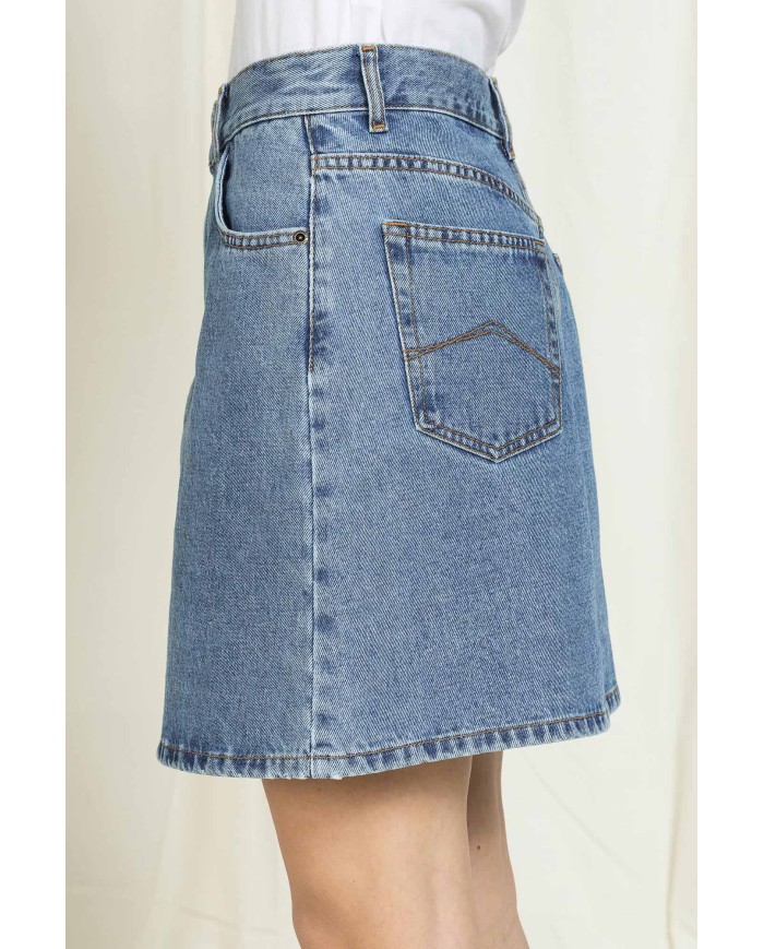 MINIGONNA A VITA ALTA