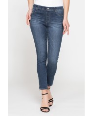 LEGG-JEANS DONNA modello capri in denim super stretch