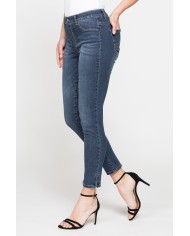 LEGG-JEANS DONNA modello capri in denim super stretch