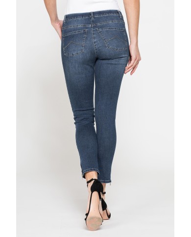 LEGG-JEANS DONNA modello capri in denim super stretch LEGG-JEANS DONNA modello capri in denim super stretch