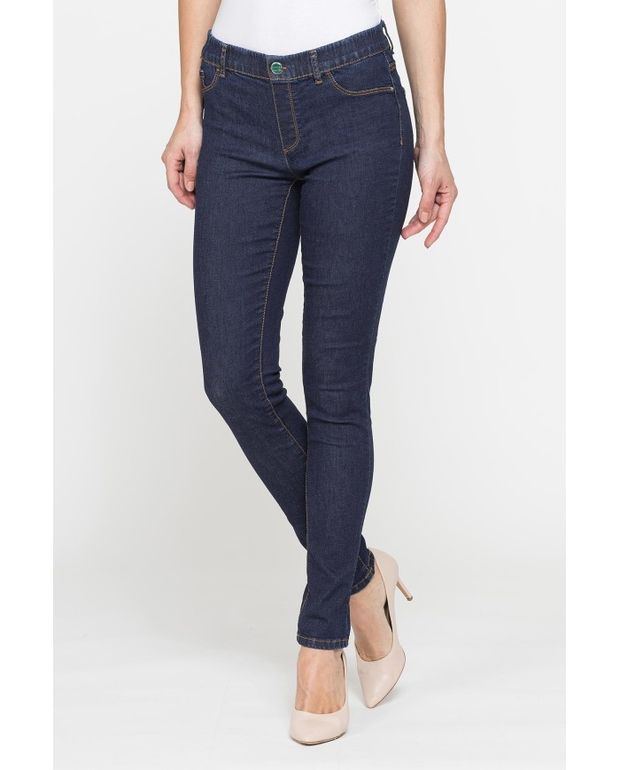 LEGG-JEANS DONNA ALOE in denim  super stretch.