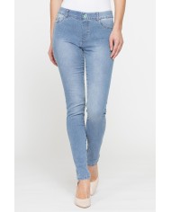 LEGG-JEANS DONNA ALOE in denim  super stretch.