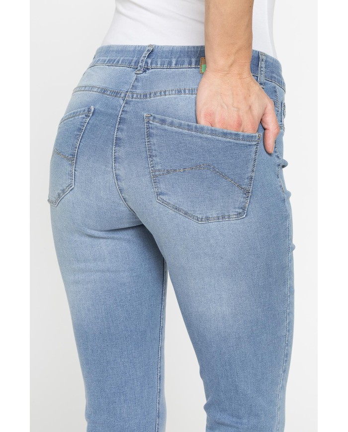 LEGG-JEANS DONNA ALOE in denim  super stretch.