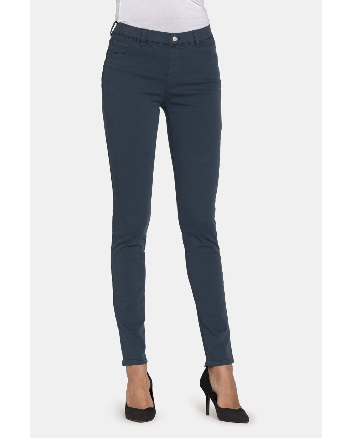 LEGG-JEANS IN GABARDINE SUPER STRETCH 9,3oz