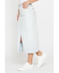 GONNA MIDI IN DENIM STRETCH 12 oz.