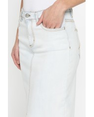 GONNA MIDI IN DENIM STRETCH 12 oz.