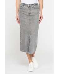 GONNA MIDI IN DENIM STRETCH 12 oz.