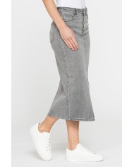 GONNA MIDI IN DENIM STRETCH 12 oz.