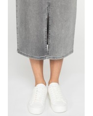 GONNA MIDI IN DENIM STRETCH 12 oz.