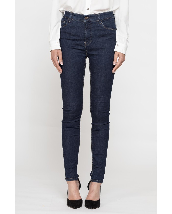 JEANS DONNA VITA ALTA 5 TASCHE MOD.773B IN DENIM STRETCH