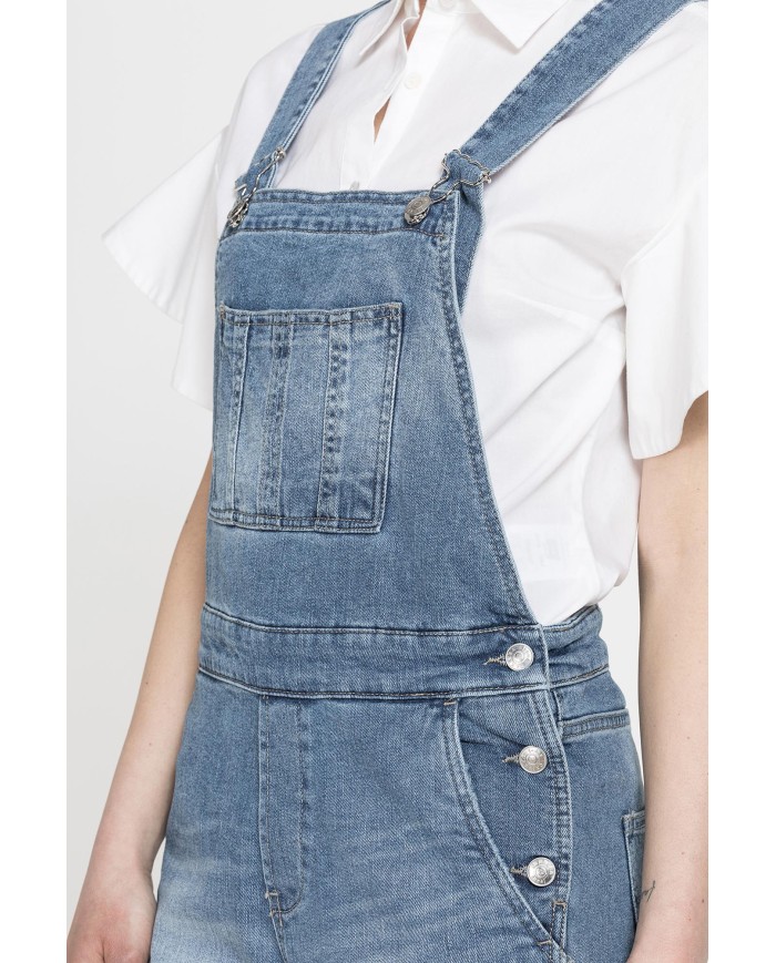 SALOPETTE MOD.776D IN DENIM STRETCH 12oz. Vestibilità regolare.SPINTECH ELASTIC COTONE SULLA PELLE