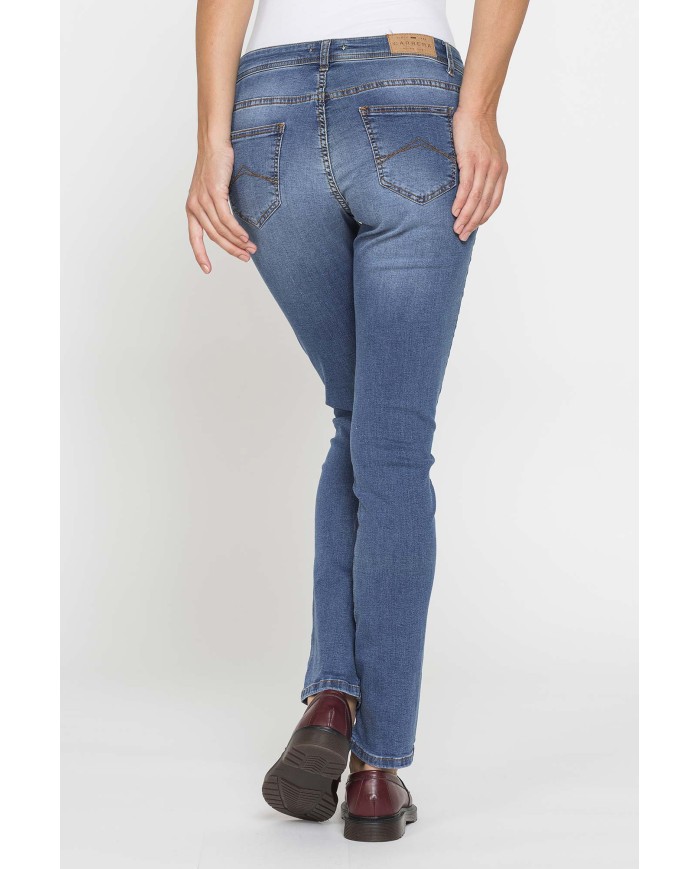 JEANS SLIM FIT A VITA BASSA IN DENIM STRETCH 9,5oz